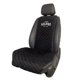 Накидки на сидения Передние накидки с вышивкой Kolpino (Черный)