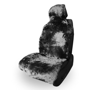 Комплект меховых накидок MUNICH , Комплект на перед , черный